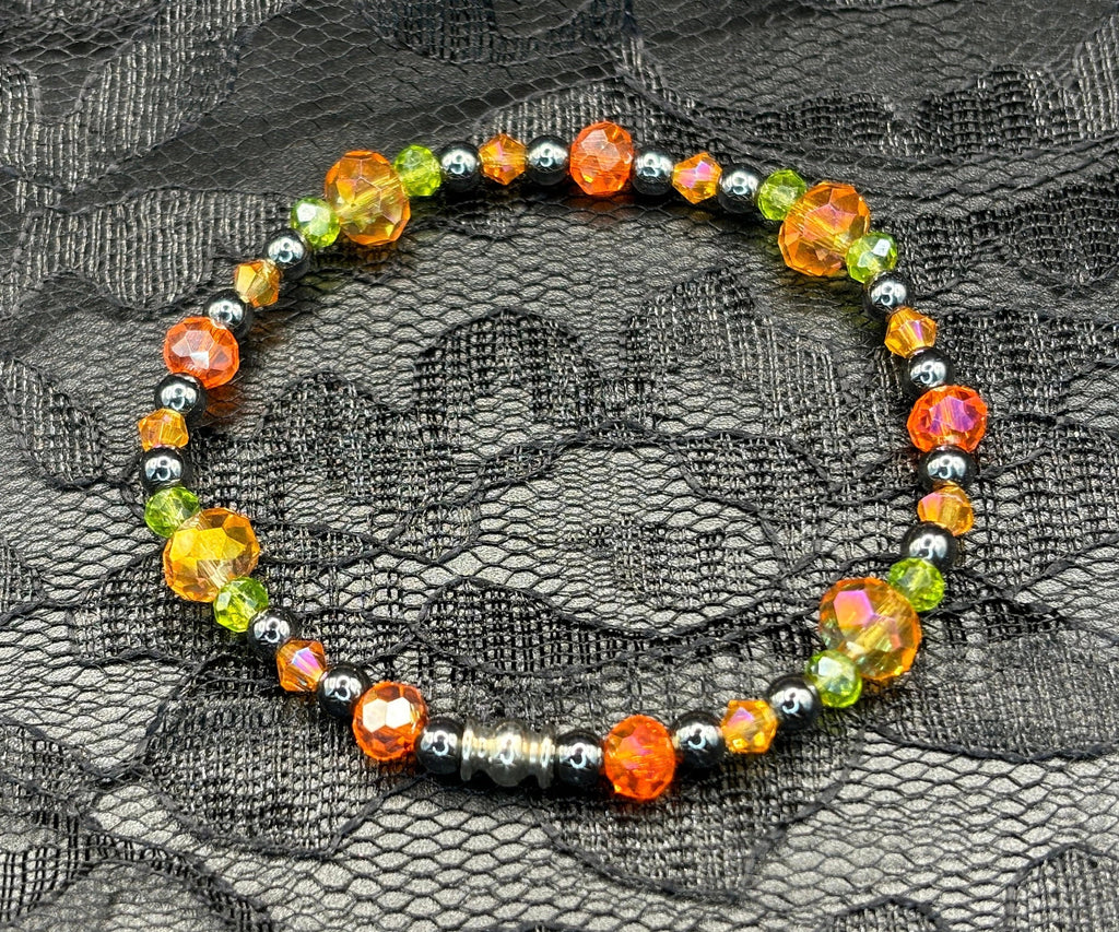 Peridot Pop Duo – Barely Cursed Bracelet Set