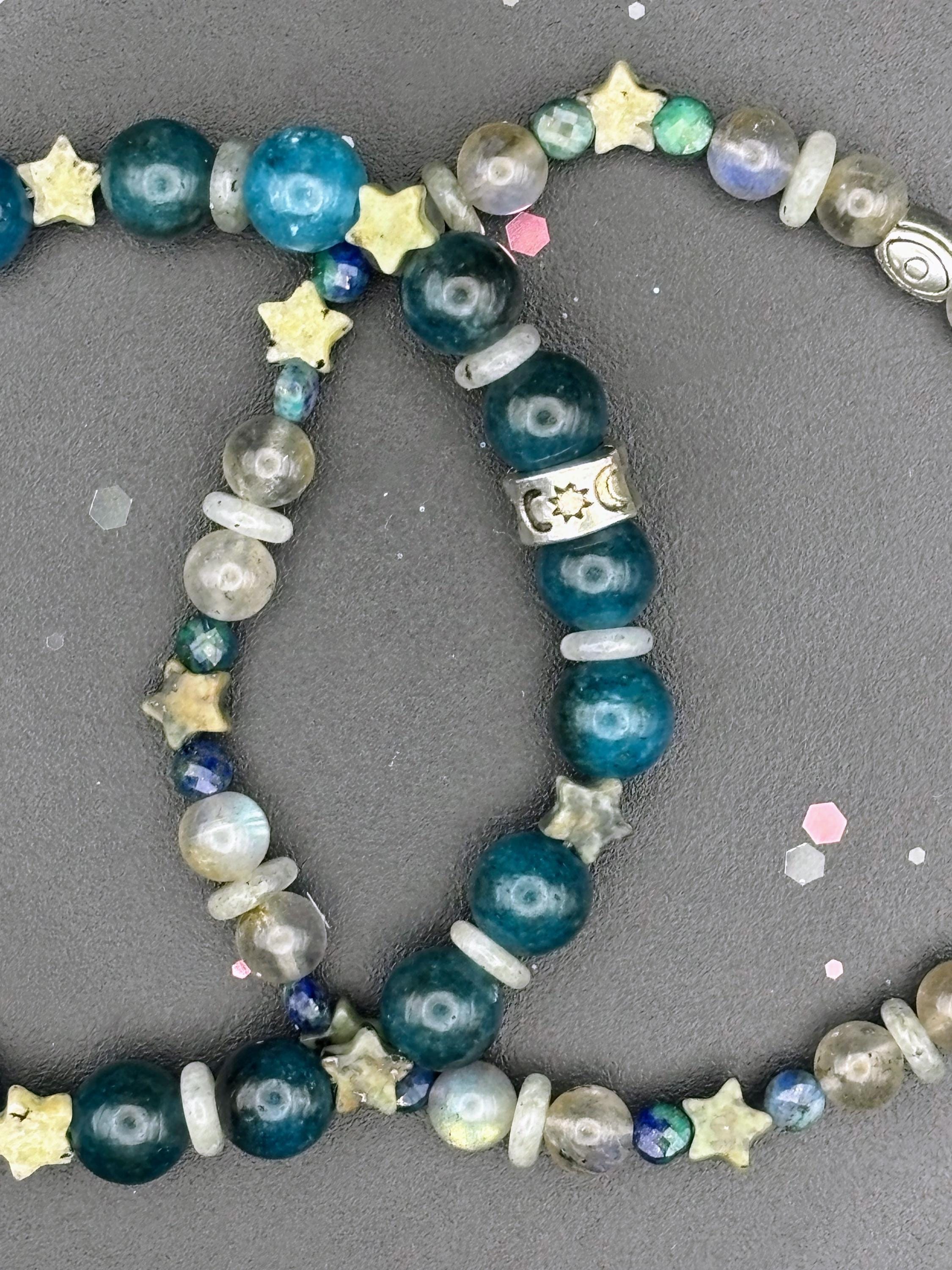 Starlit Tides Bracelet Duo
